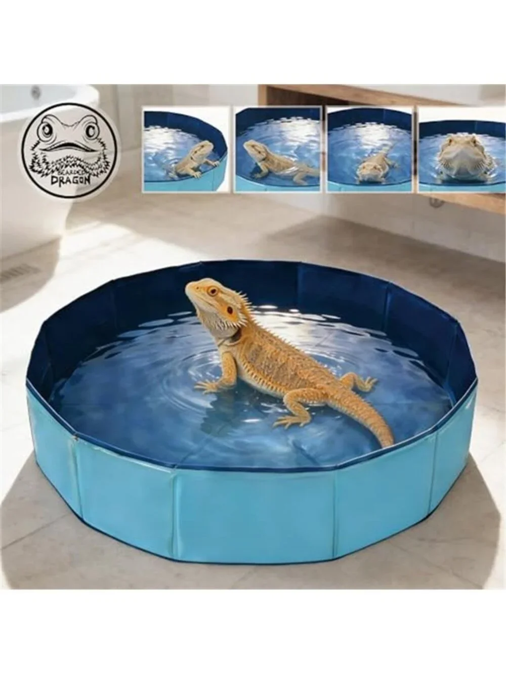 Foldable Pet Bath Pool Dog Bath Tub for Large & Small Dogs Cats 12